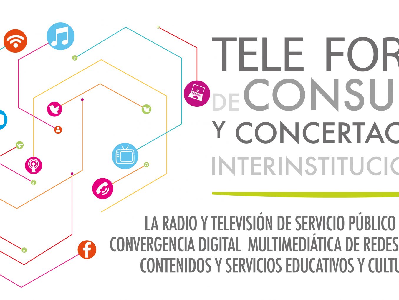 Segundo tele foro de consulta y concertación interinstitucional