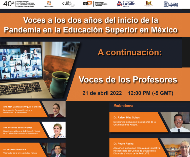 Voces a los dos años del inicio de la Pandemia en la Educación Superior en México